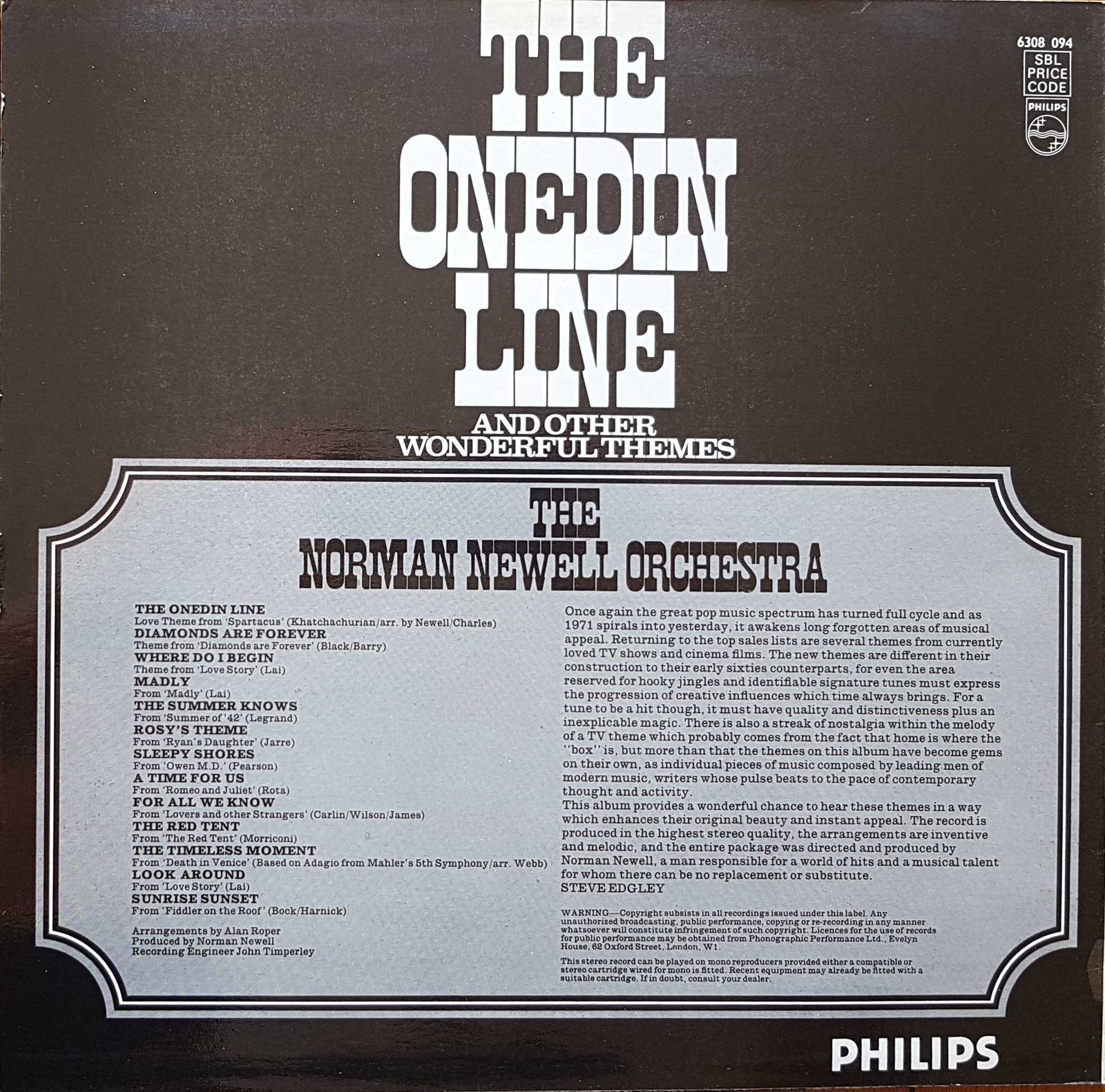 Back cover of 6308 094